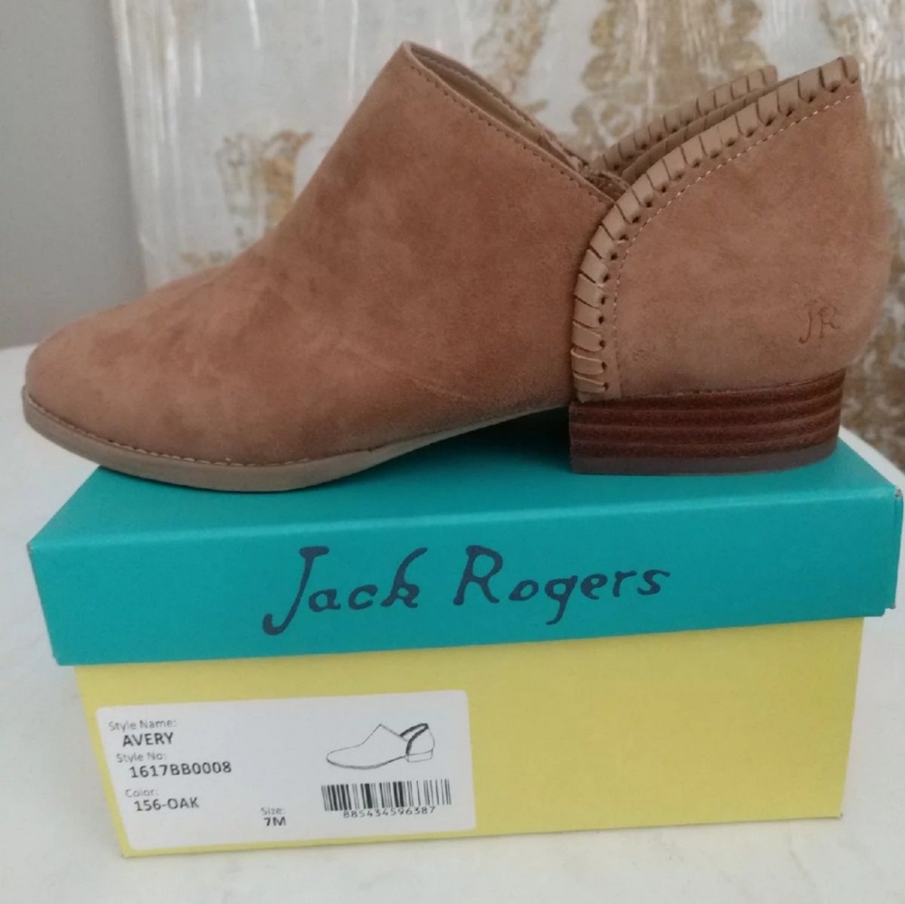Jack Rogers Avery suede booties *new*